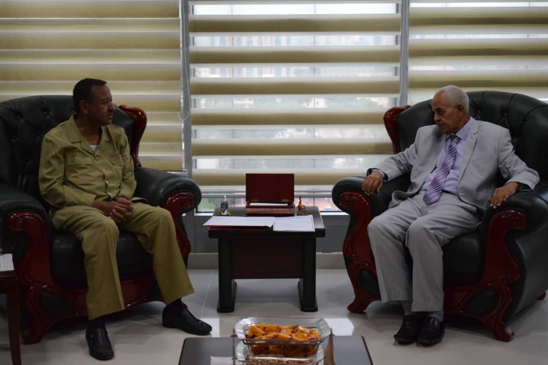 سالم يلتقي مندوب السودان الدائم لدي مجلس حقوق الإنسان بجنيف